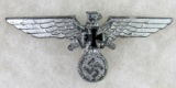 Large WWII Nazi Veteran's League Metal Hat Eagle