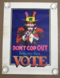 Rare! 1972 Rip Off Press Don't Cop Out/Dave Sheridan Poster