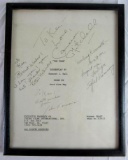 The Tomb (1986) Script Signed Cover Page