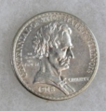 1918 Lincoln/Illinois Comm. Half Dollar