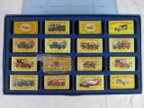 Vintage 1960's Matchbox Models Of Yesteryear Case Filled with Cars MIB