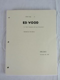Ed Wood 1992 First Draft Script