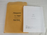 Preggers c.2010/Kenneth Hall Unproduced Horror Film Original Script
