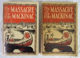 (2) Massacre of Old Fort Mackinac Paperbacks (1941 & 1956)