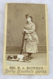 1870's CDV Photo American Naturalist/Taxidermist