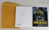Homunculus c.2013/Kenneth Hall Unproduced Horror Film Original Script