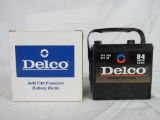 Vintage AC Delco Miniature Battery AM/FM Radio in Original Box