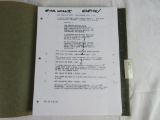 Star Wars/Empire Strikes Back 1979 Photocopy Script