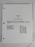 Alien III Photocopy Script