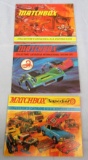 Vintage 1970, 1971, 1972 Matchbox Lesney Catalog Booklets