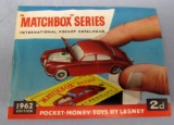 Vintage 1962 Matchbox Lesney Catalog Booklet