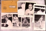 Lot (14) Vintage Detroit Tigers & New York Yankees Team Issue Photos
