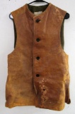 WWI U.S. Army Leather w/Wool Lining Jerkin