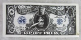 Rip Off Press Rare McDope International Comix Conspiracy Currency Note