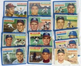 Topps (1956) Outstanding Baseball Card Group of (16) Cards w/Stars