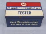 Vintage AC Positive Crankcase Ventilation Tester in orig. Metal Box