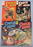 Spaceman Comics Group of (4) Silver Age File Copies