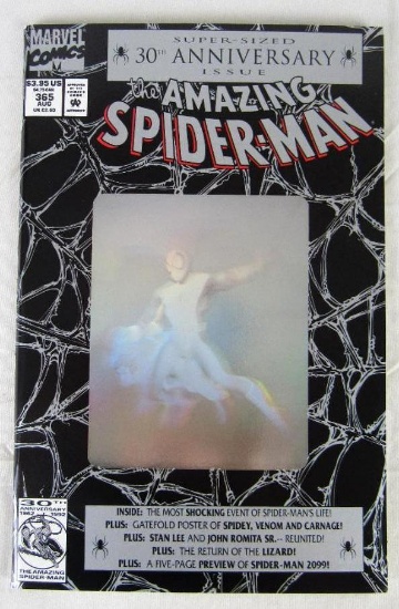 Amazing Spider-Man #365 (1992) Key 1st Appearance Spider-Man 2099/ Hologram Cover
