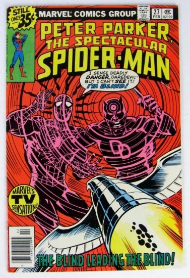 Spectacular Spider-Man #27 (1979) Key 1st Frank Miller Daredevil !