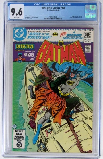 Detective Comics #496 (1980) Bronze Age Batman & Batgirl High Grade! CGC 9.6