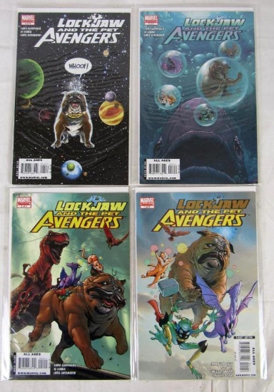 Lockjaw and the Pet Avengers (2009) #1, 2, 3, 4 Set