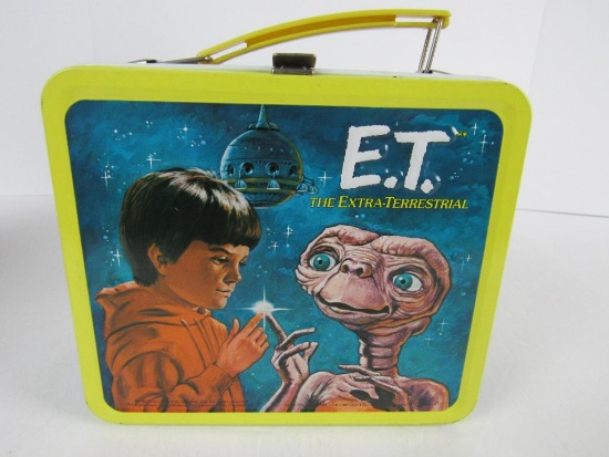 Vintage 1982 E.T. The Extra Terrestrial Metal Lunch Box