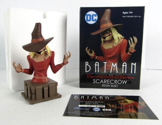 Scarecrow- Batman Animated Series 6" Bust- Diamond Select MIB