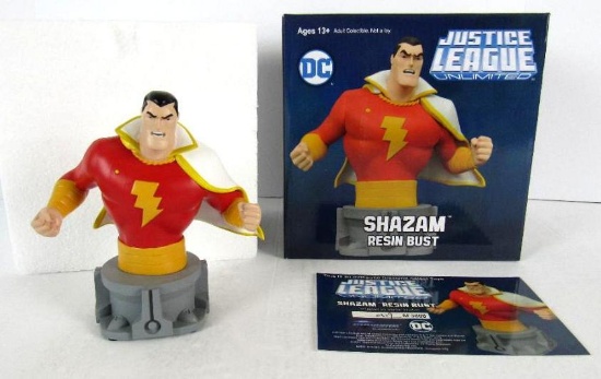 Justice League Unlimited Shazam! Resin Bust/ Diamond Select MIB