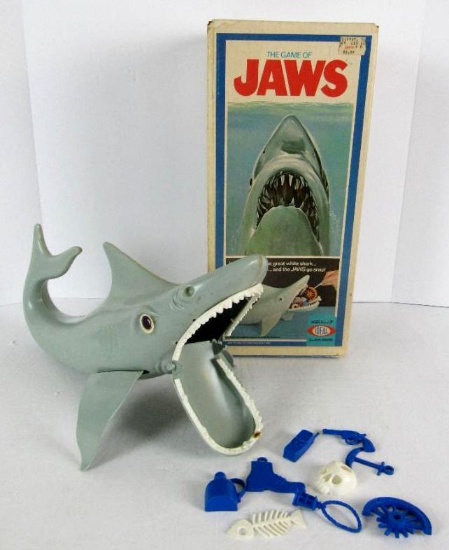 Vintage 1975 Ideal Jaws Game in Original Box.