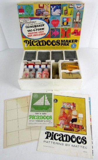 Vintage 1967 Mattel Thingmaker Picadoos Maker-Pack Complete MIB