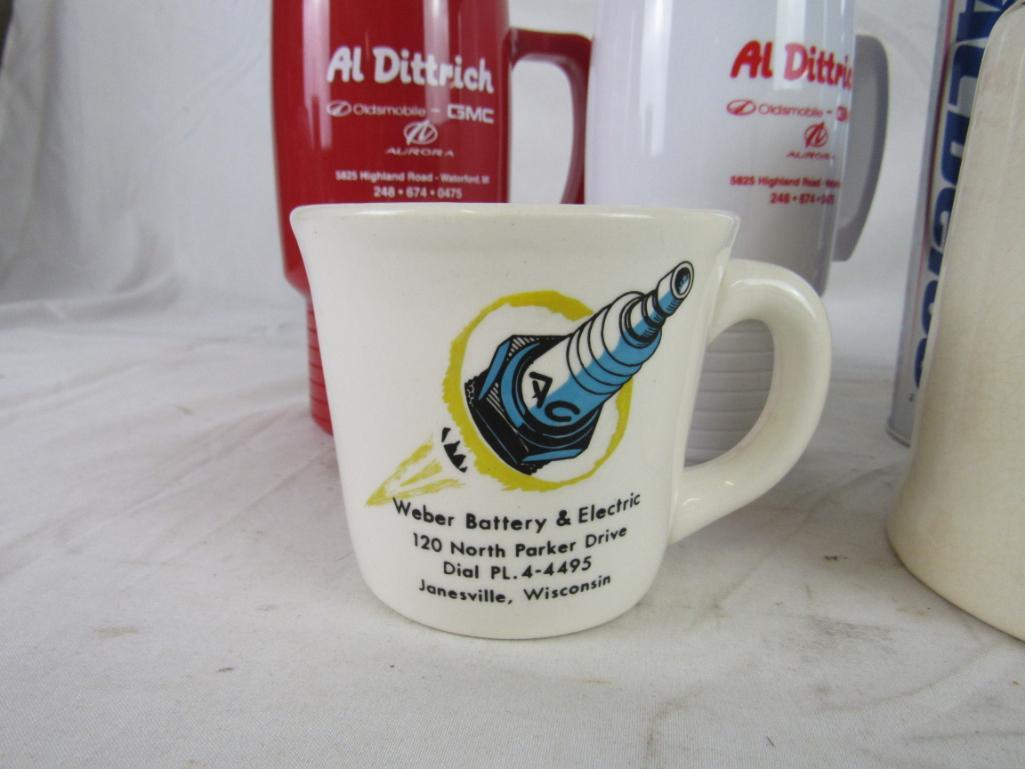 Boxlot of Asst. AC / AC Delco Mugs & Other Items | Proxibid