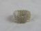 Signed Tiffany & Co. Sterling Silver Mesh Ladies Ring
