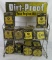 Vintage AC Dirt-Proof Oil Filters Metal Service Station Display Rack w/ Sign