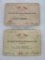 RARE 1933 & 1934 MLB St. Louis Cardinals Baseball Season Ticket Passes