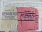 Lot (3) Vintage AC Spark Plug / GMC (Flint, MI) Plant Shop Rags