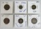 Lot (6) Early US Coins w/ Silver