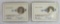 1977 & 1978 Franklin Mint Collector Members Benjamin Franklin Silver Round