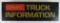 Vintage GMC Truck Information Lighted Dealership Sign Face