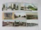 Lot (Approx. 40) Antique Michigan Train Depot Postcards