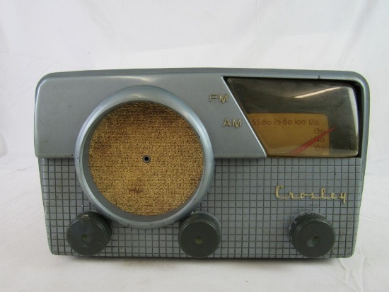 Antique Crosley E-30 AM FM Radio (Working)
