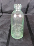 Rare Antique Rouse & Winans (Benton Harbor, Mich) Embossed Blob Top Bottle