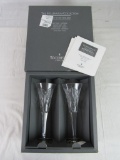 NOS Set (2) Waterford Crystal Millennium Collection (1st Toast) 
