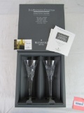 NOS Set (2) Waterford Crystal Millennium Collection (3rd Toast) 