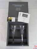 NOS Set (2) Waterford Crystal Millennium Collection (5th Toast) 