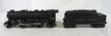 Lionel #224 Prewar 2-6-2 Black Rails Locomotive w/ #2466w Whistle Tender (O Gauge)