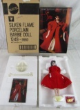 Vintage (1992) Barbie 1962 Silken Flame Porcelain Doll MIB