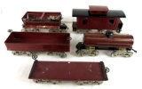 Rare Antique Lionel (1906-1926) Standard Gauge Freight Tin Plate Train Set