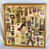 Amazing Estate Collection (36) 1902 B.P.O.E. Elks Medals, Badges & Ribbons