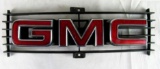 Vintage GMC Automobile Grill Center Piece Mancave Garage Art