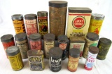 Huge Lot of Antique Advertising Tire & Tube Repair Patch Kit Tins / Cans